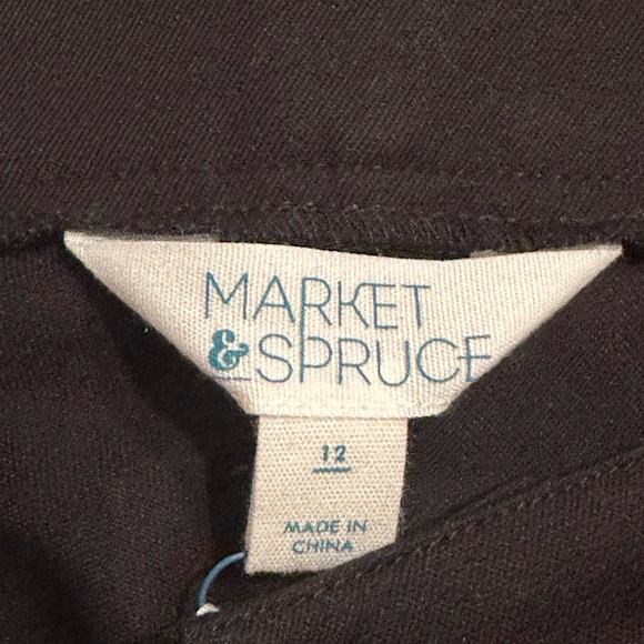 Market & Spruce Women's Black Cropped Pants - Picture 11 of 11